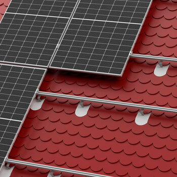 PV Montagesystem Ziegeldach - Biberschwanzeindeckung