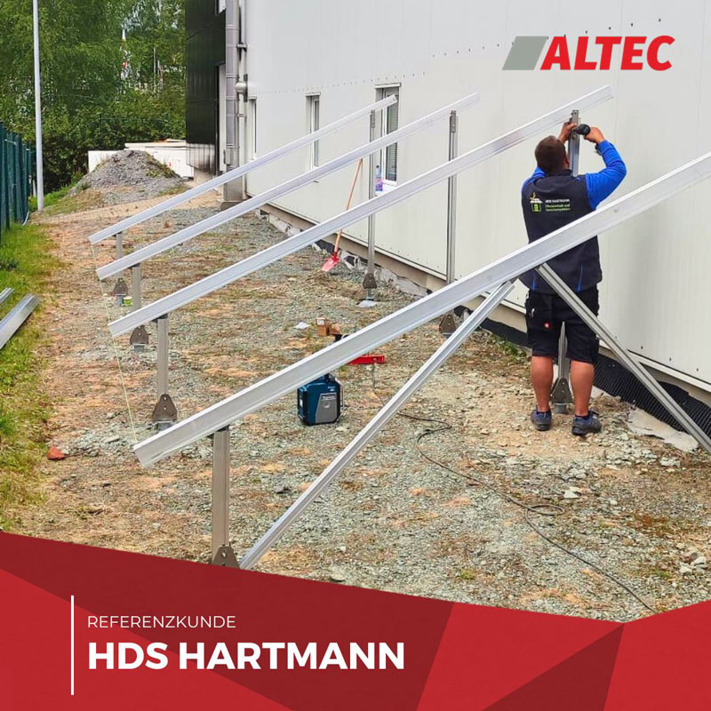 ALTEC Freilandtisch - installiert bei HDS Hartmann Bild vom ALTEC Freilandtisch - aufgestellt bei HDS Hartmann - 2/2
