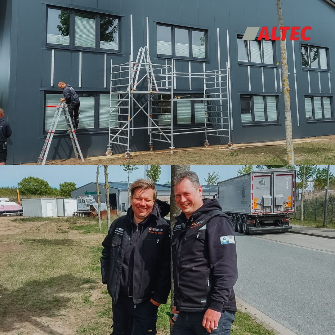 ALTEC PV-Montagesysteme: Referenz eines vertikalen PV-Fassaden-Systems, Bild 3